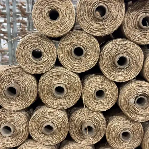 Rollos de tapetes de fibra natural